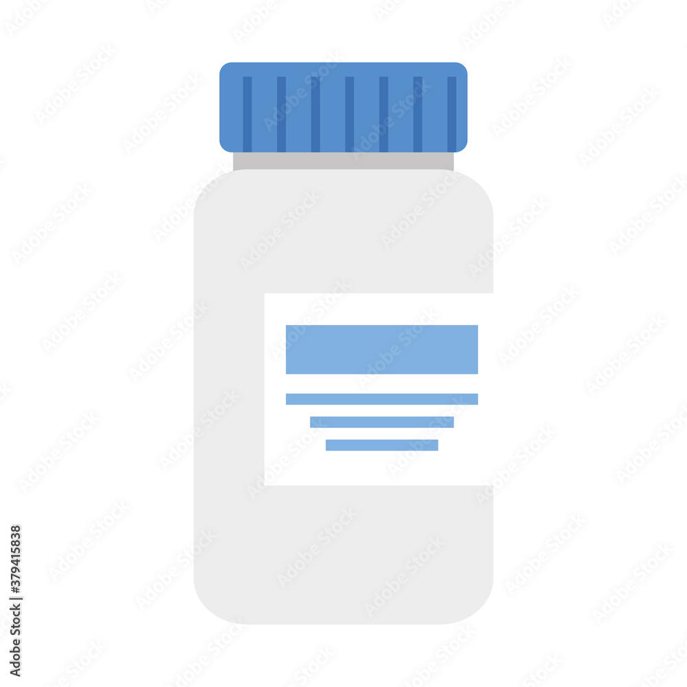 laboratory bottle with label design, Chemistry substance science research technology biology equipment and test theme Vector illustration laboratory bottle with label design, Chemistry substance science research technology biology equipment and test theme Vector illustration