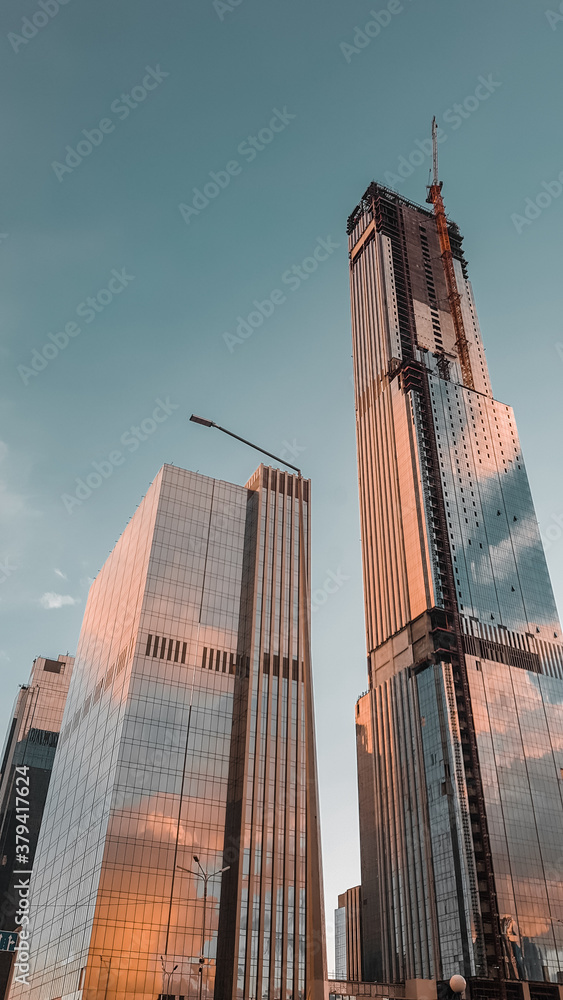 Naklejka premium office building