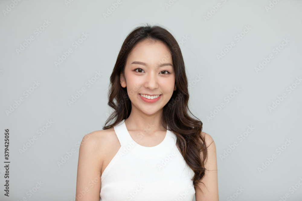 Beautiful Asian young women smile with clean and clear skin,happiness with natural skin,Beauty and Cosmetics Concept Beautiful Asian young women smile with clean and clear skin,happiness with natural skin,Beauty and Cosmetics Concept