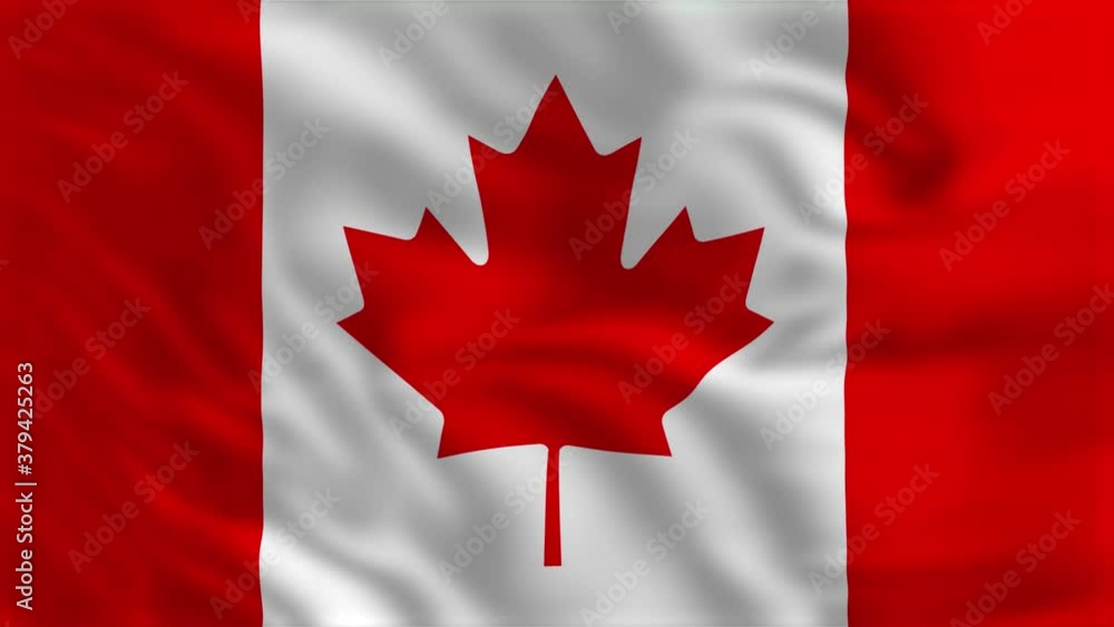 Flag of Canada - Waving Flag Animation Flag of Canada - Waving Flag Animation