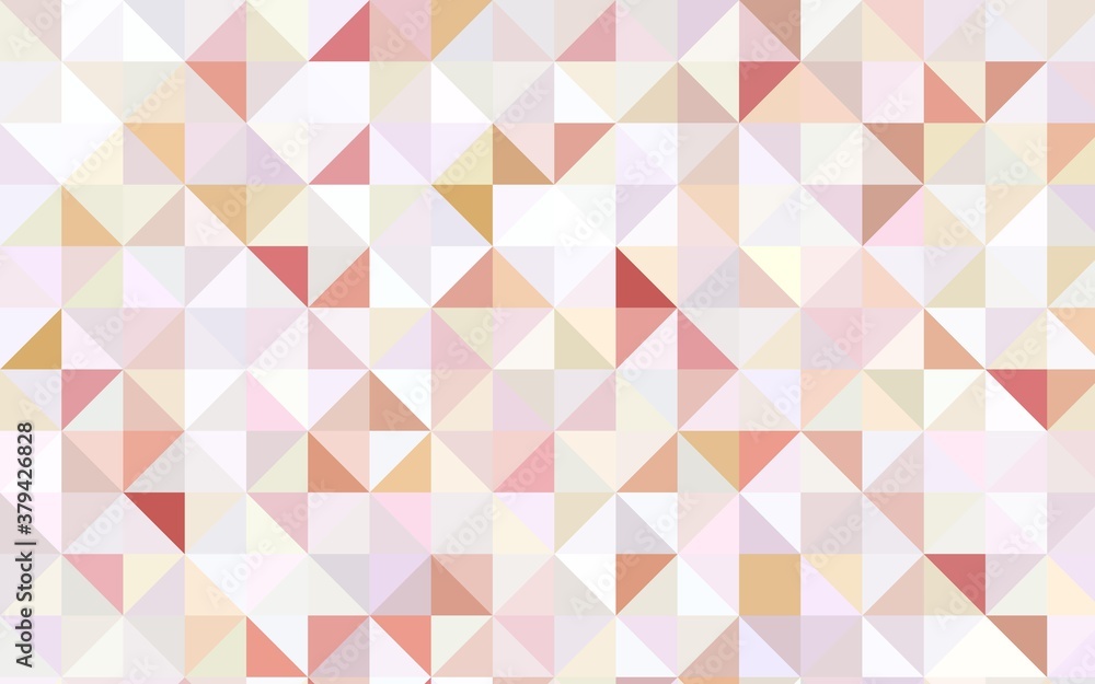 Light Orange vector abstract mosaic background. A sample with polygonal shapes. A completely new template for your business design. Light Orange vector abstract mosaic background. A sample with polygonal shapes. A completely new template for your business design.