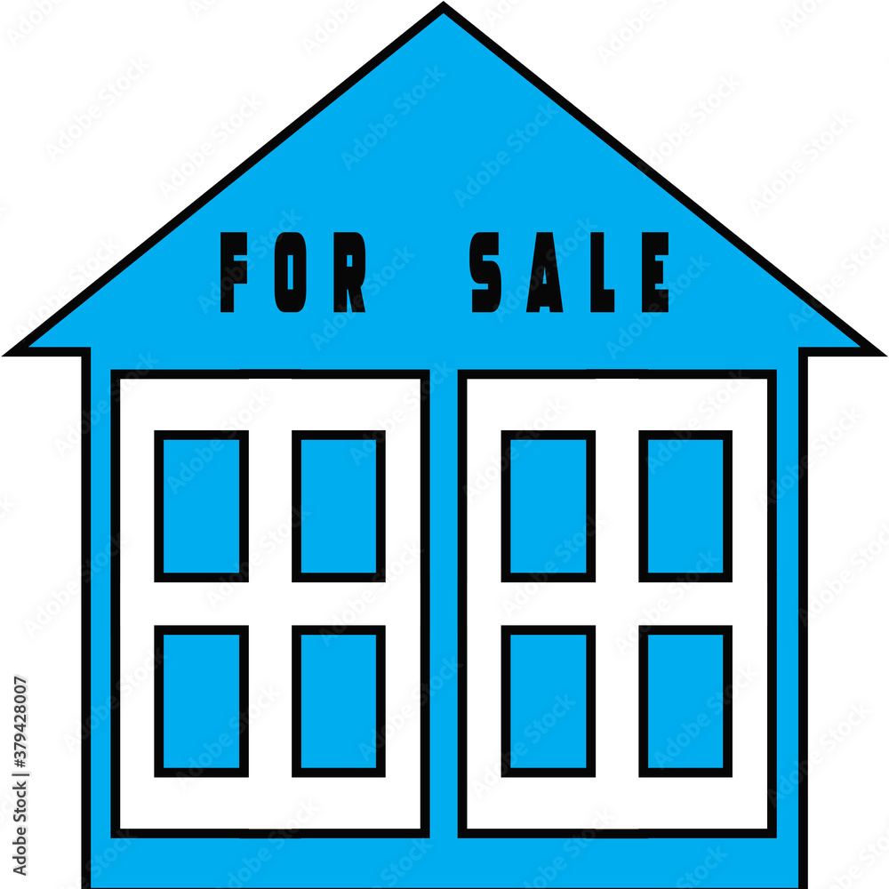 Project for sale of houses in the real estate market