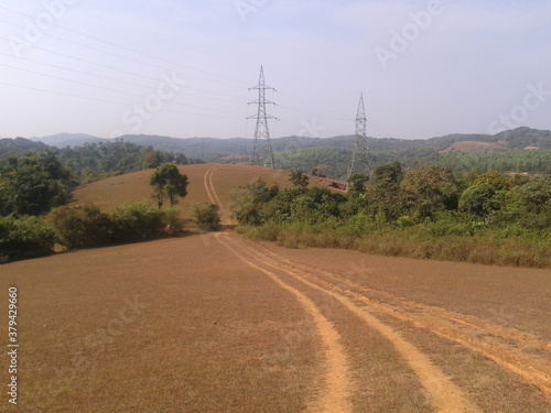 road in the countryside