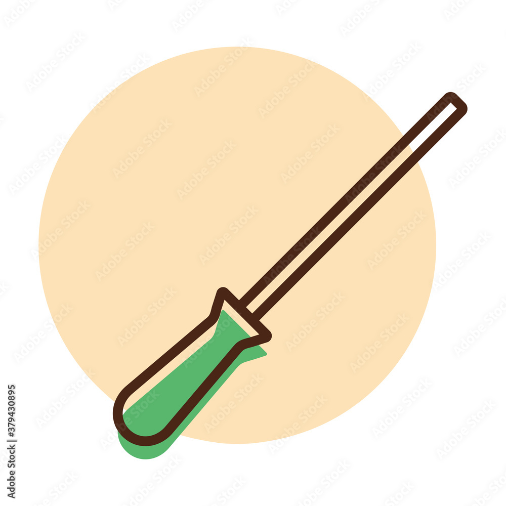 Knife sharpener vector icon. Kitchen appliances Knife sharpener vector icon. Kitchen appliances