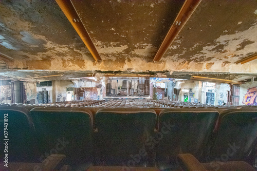 Inside the Abandoned Procctors Palace Theatre in Newark New Jersey