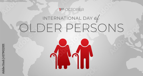International Day of Older Persons Background Banner