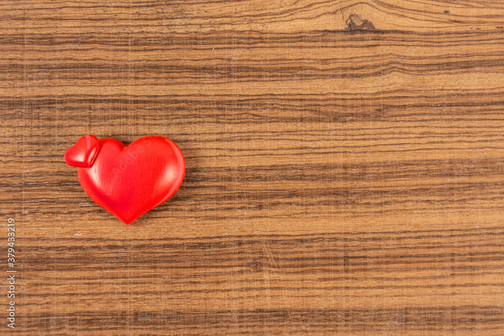 Pink heart on background with space for writing Pink heart on background with space for writing