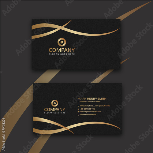 Modern and Luxury Business card design