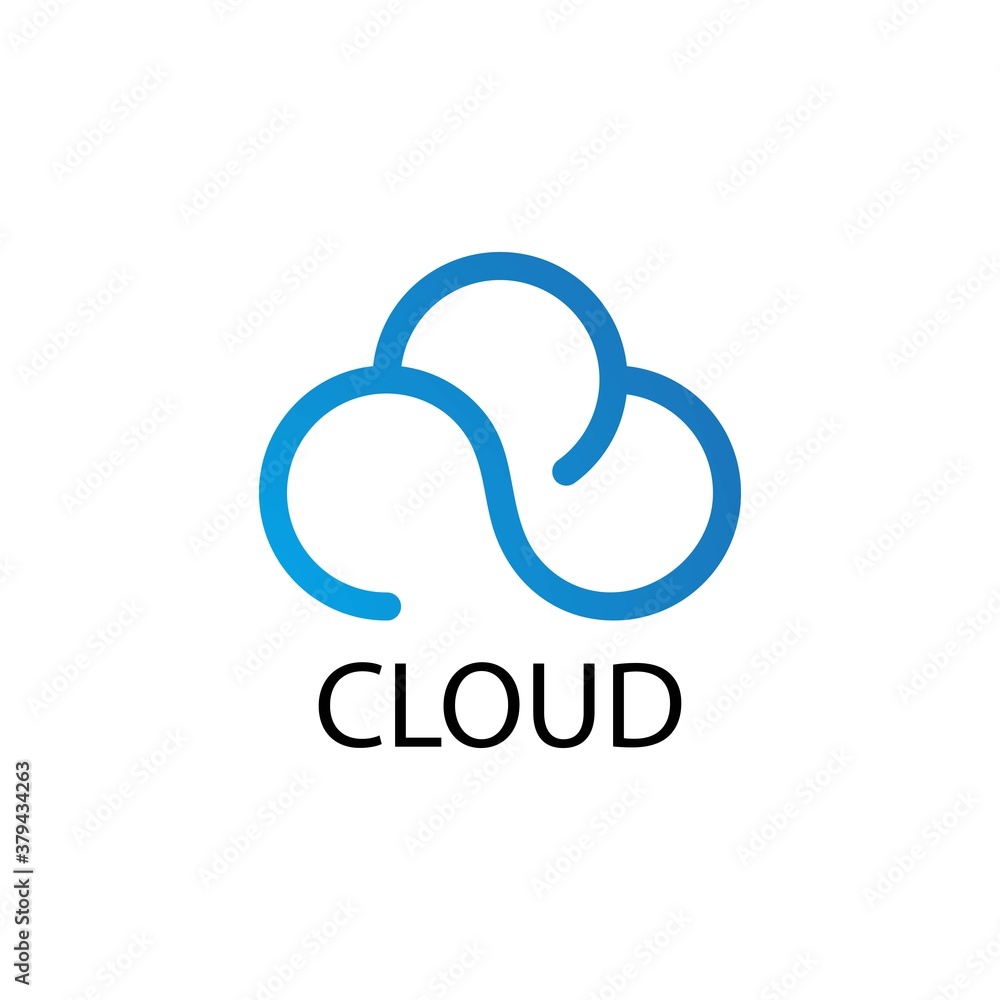 cloud logo vector cloud logo vector