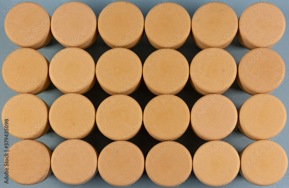 Background of wine corks suitable for inserting lettering