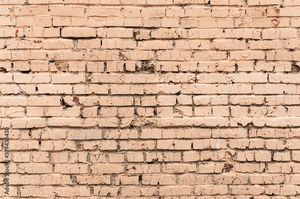 Obraz premium Background of brick wall pattern texture. Great for graffiti inscriptions