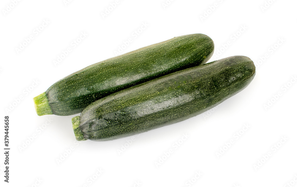 Zucchini an isolated on white background Zucchini an isolated on white background