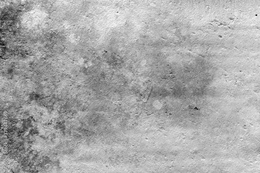 Fototapeta premium White concrete wall smoked with dark soot