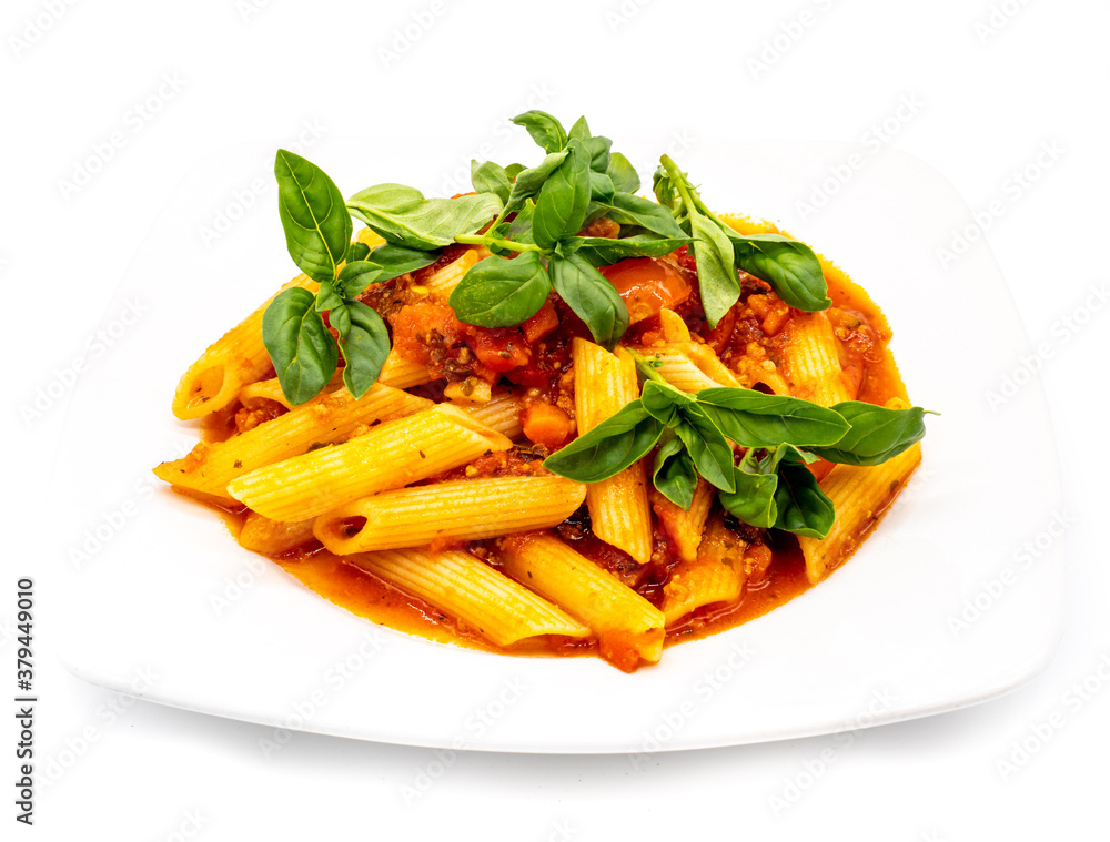 Pasta isoliert auf weißen Hintergrund Pasta isoliert auf weißen Hintergrund