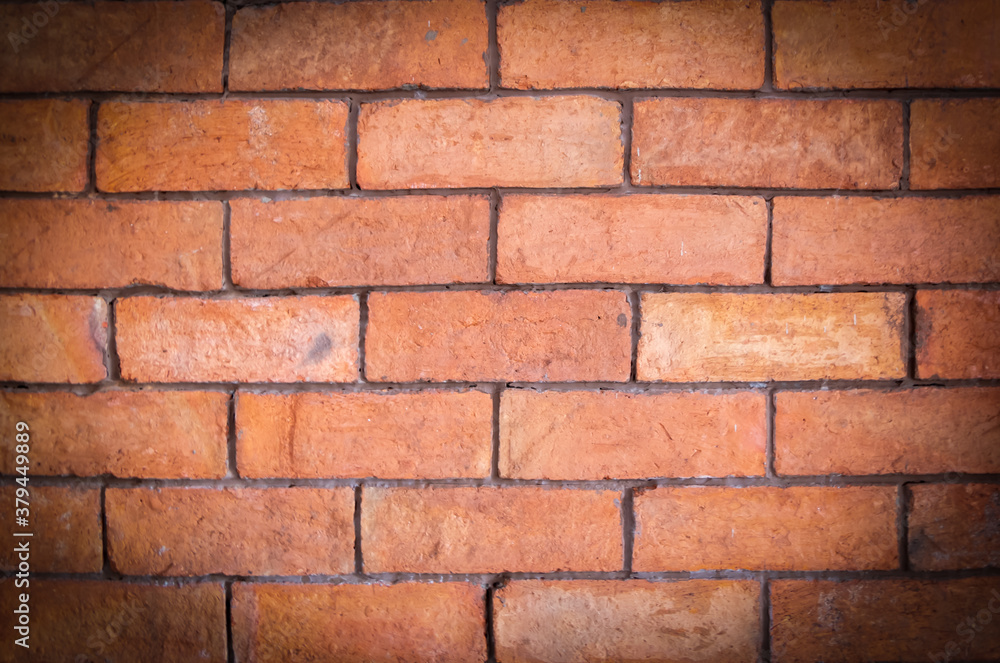 Fototapeta premium Red brick wall background picture