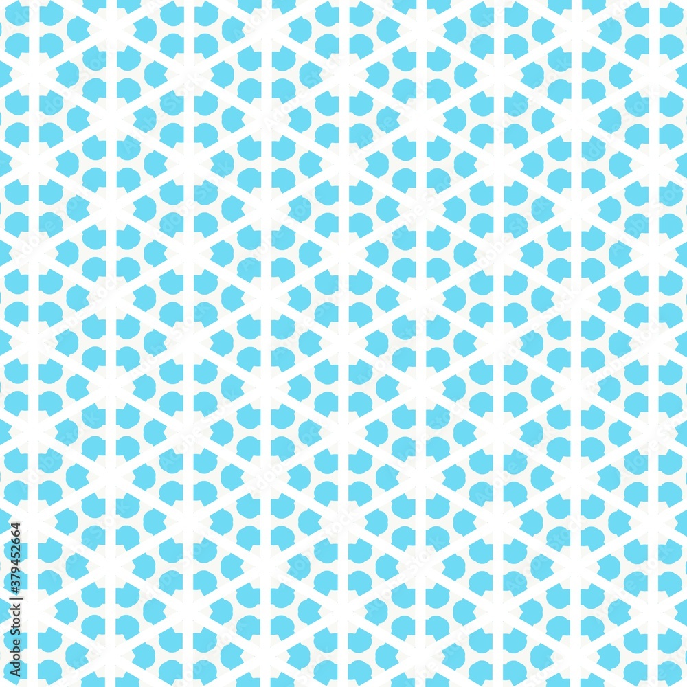 Seamless pattern made from any geometrical shape for creative design background. illustration