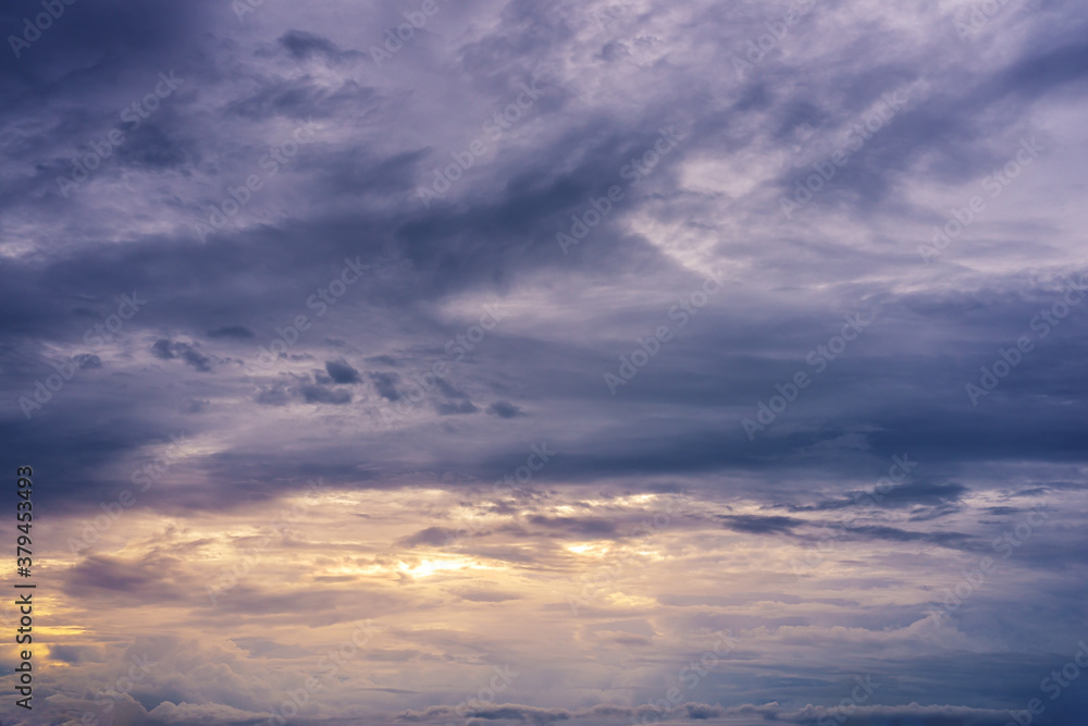 Abstract and pattern of cloud sky background