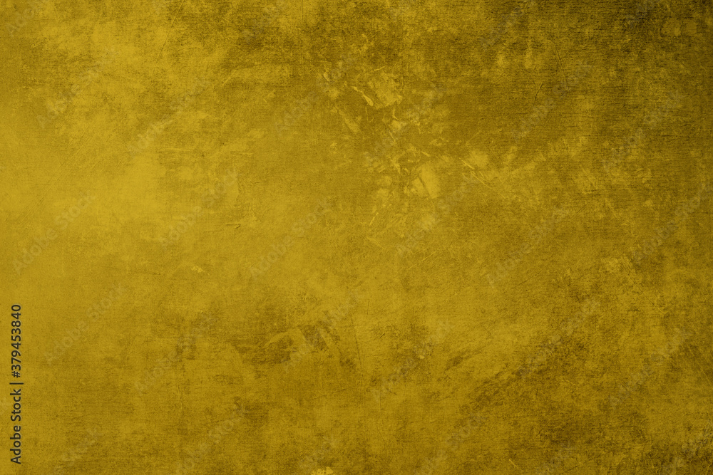 Old ochre wall background
