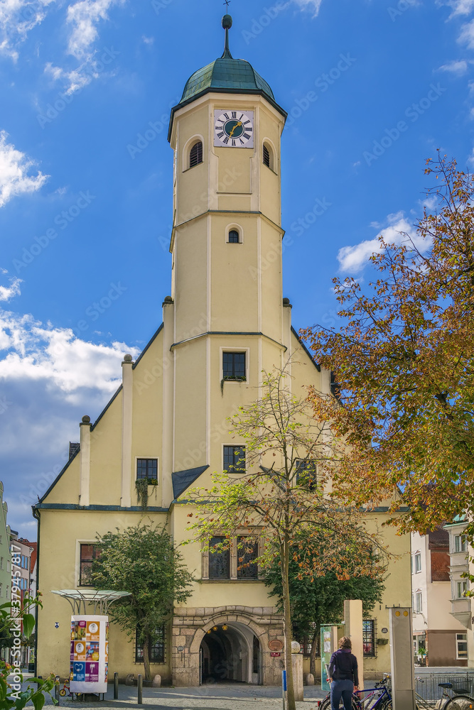 Old Town Hall in main square in Weiden in der Oberpfalz, Germany Old Town Hall in main square in Weiden in der Oberpfalz, Germany