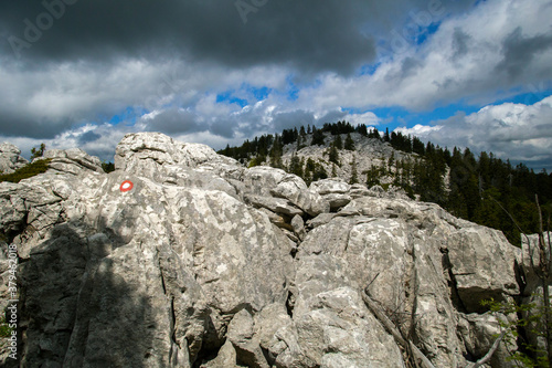 Premuzic trail on Velebit mountain landscape photo