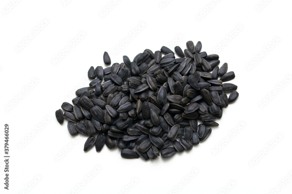 sunflower seeds isolated on white background sunflower seeds isolated on white background