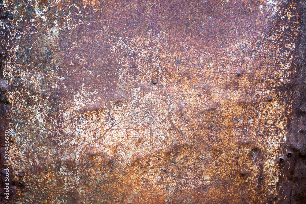 orange oxide texture on very deteriorated surface orange oxide texture on very deteriorated surface