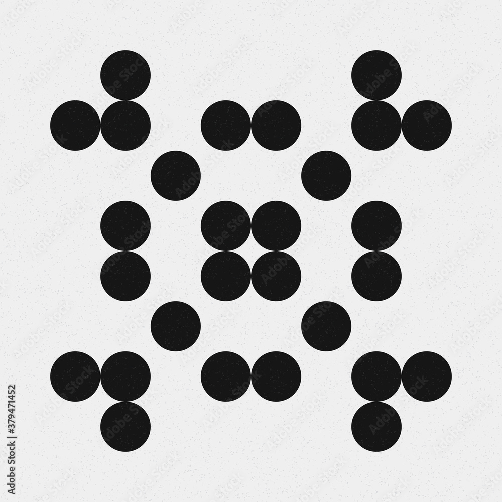 Abstract Cross Pattern Dots Logo generative computational art illustration Abstract Cross Pattern Dots Logo generative computational art illustration
