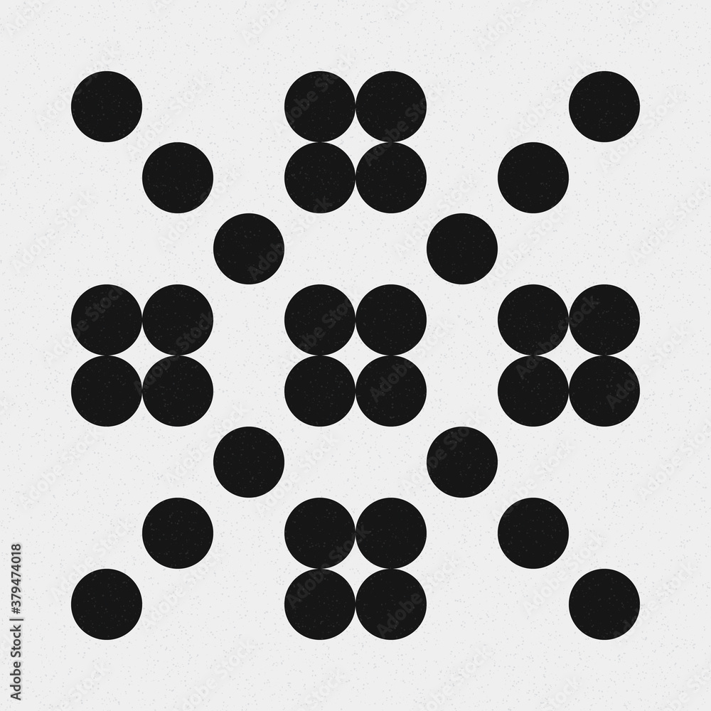 Abstract Cross Pattern Dots Logo generative computational art illustration Abstract Cross Pattern Dots Logo generative computational art illustration