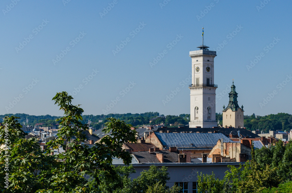Lviv City Old Architecture in the autumn season Lviv City Old Architecture in the autumn season