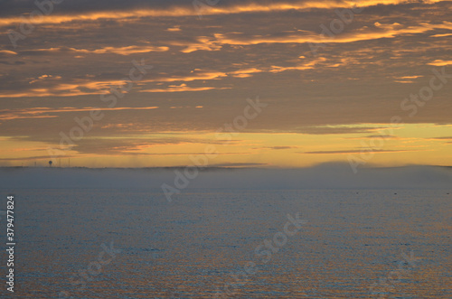 Wallpaper Mural sunset over the lake Torontodigital.ca