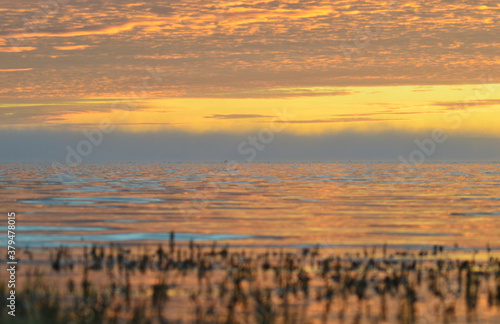 Wallpaper Mural sunset over the lake Torontodigital.ca