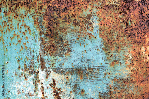 Rusted metal textured background