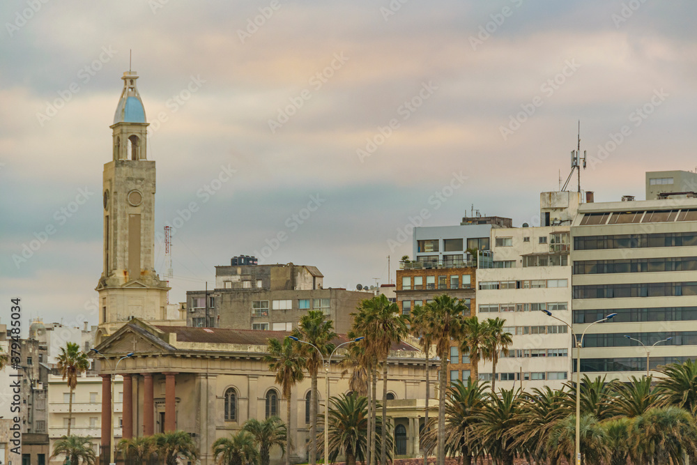 Historic Center Cityscape, Montevideo, Uruguay