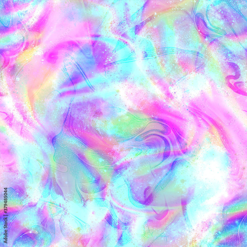 Marble Holographic Swirl Print