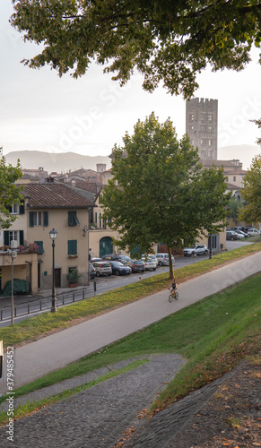 Panoramic photo of the city of Lucca
