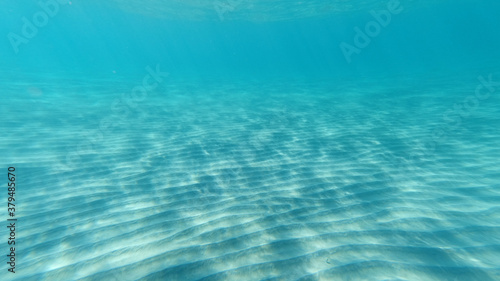 Underwater photo of famous paradise beach of Koukounaries, Skiathos island, Sporades, Greece © aerial-drone