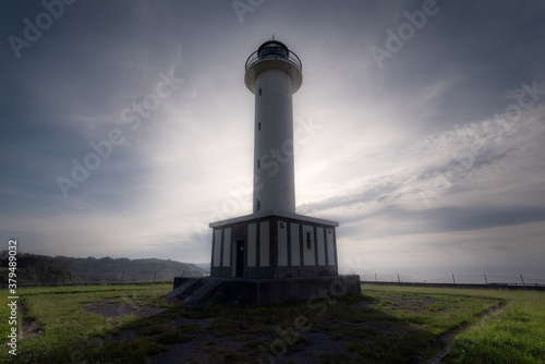 Lastres lighthouse backlight