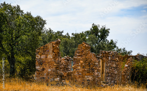 Ruins of a rural house in The Alcudia Valley, Ciudad Real, Spain