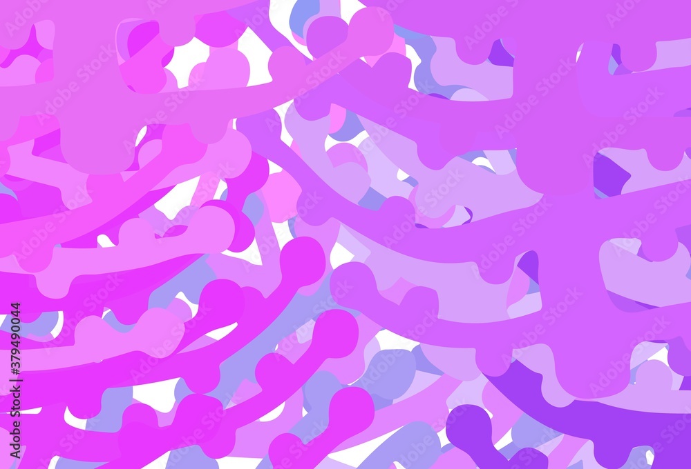 Light Purple, Pink vector background with abstract shapes. Light Purple, Pink vector background with abstract shapes.