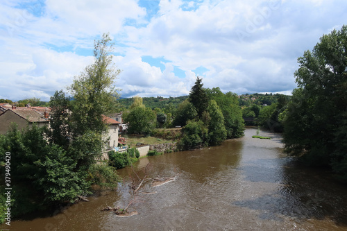 Courpière village d'Auvergne dans lee coeur de la France