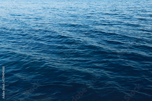 Blue sea surface with waves. Nature background of Black sea