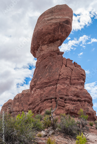 Portrait of Balance Rock.