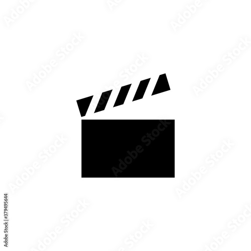 clapboard icon on white background