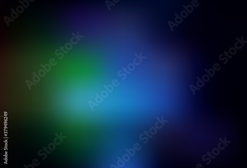 Dark Blue, Green vector colorful abstract background.