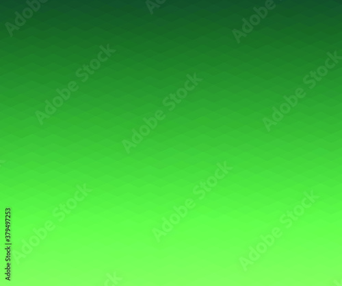 Green gradient geometric background in origami style. Green vector polygonal rectangles illustration. Bright abstract rhombus mosaic background for design, business, print, web.