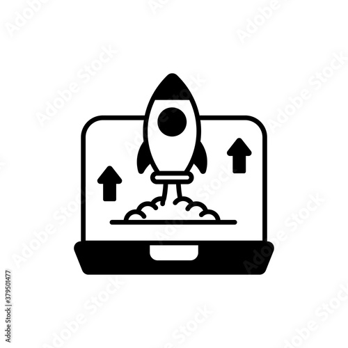 Startup Vector Style Icon. EPS 10 