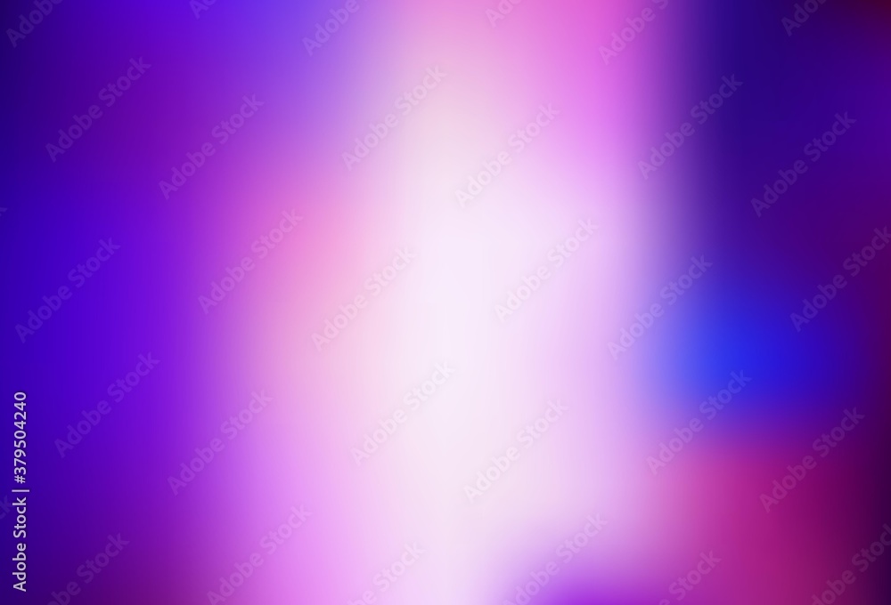 Fototapeta premium Light Purple, Pink vector blurred shine abstract background.