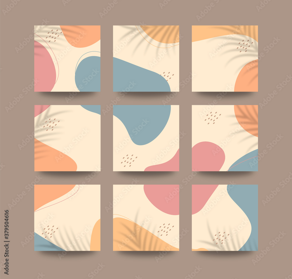 Social media post background template in grid puzzle style Social media post background template in grid puzzle style