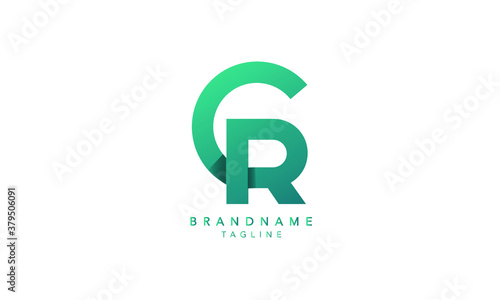 Alphabet letters Initials Monogram logo CR, RC, C and R
