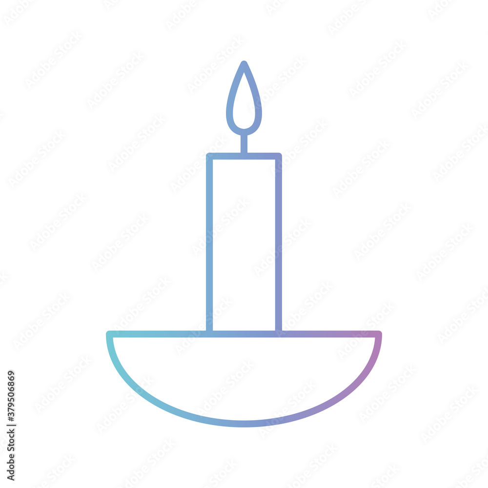 candle gradient style icon vector design candle gradient style icon vector design